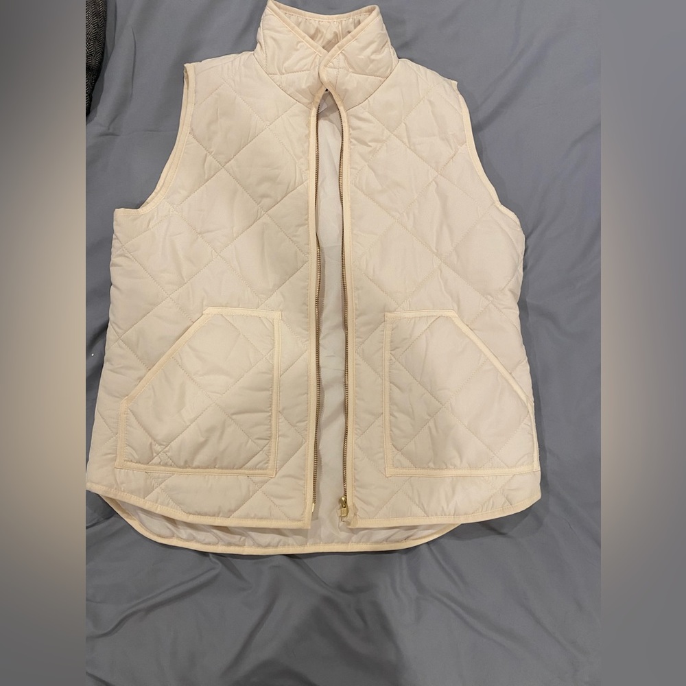 Cream JCrew Factory Vest [NWT]